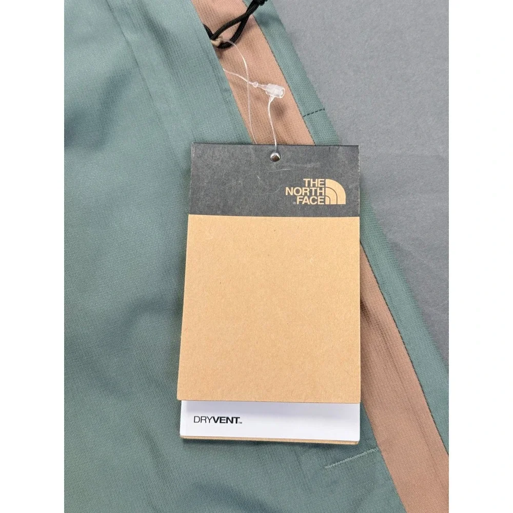 The North Face Firstndr Non-Insulated Bib Duck Green XXL DryVent Snow Pants NEW
